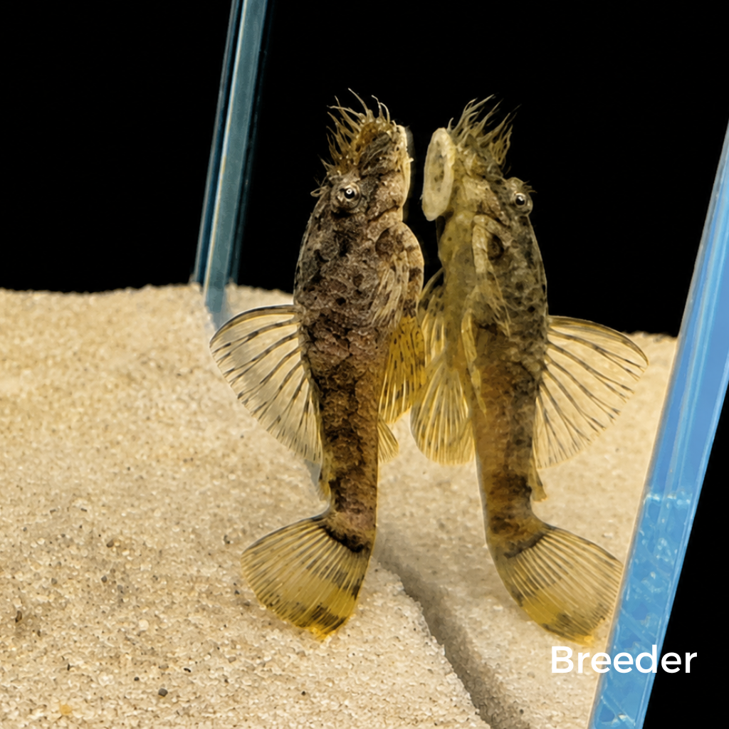L519 Rio Itenez Pleco – Tank-Bred in Texas | Peaceful Bottom Cleaner, 1.25–2.0 in Juveniles