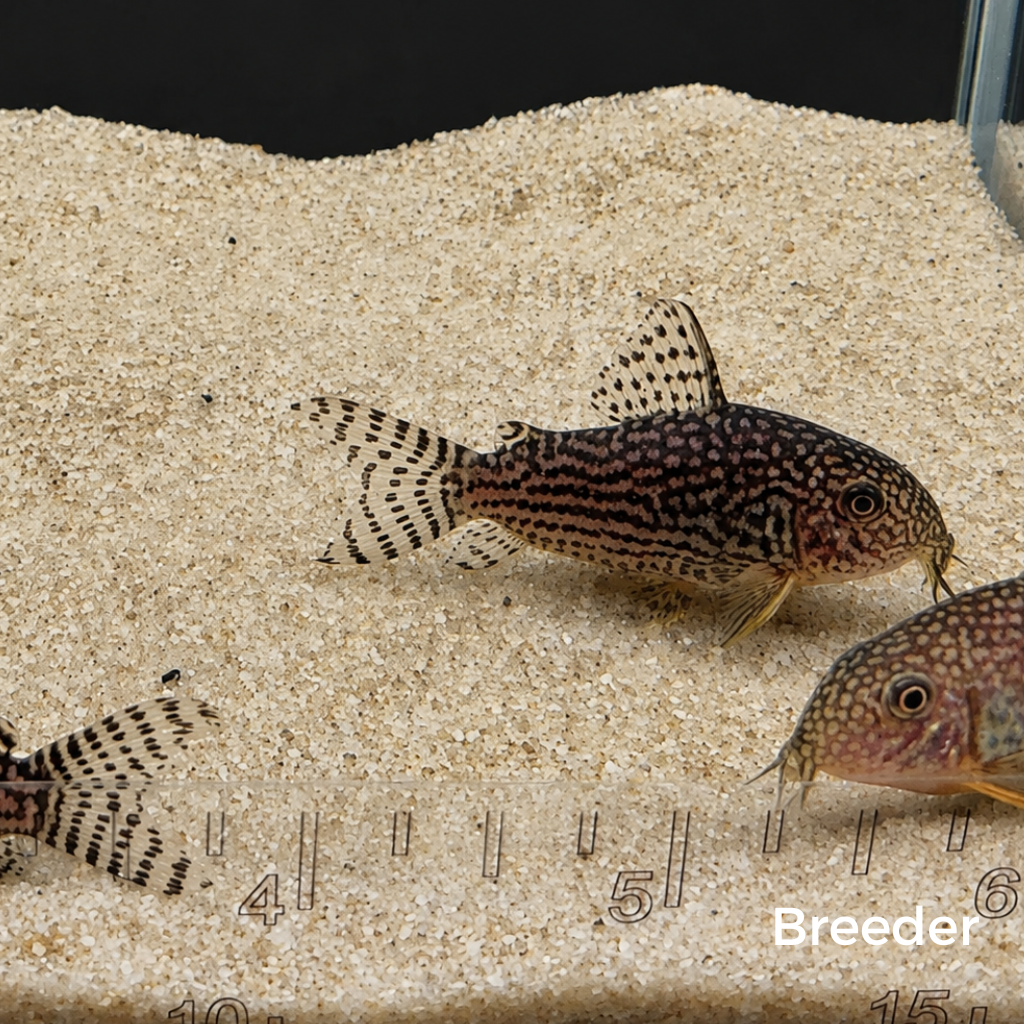 Sterbai Corydoras Catfish – Tank-Bred in Texas | Peaceful Bottom Cleaner, 1.0–1.5 in Juveniles